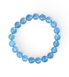 Aquamarine Bead Bracelet