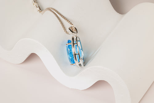Blue Topaz Necklace