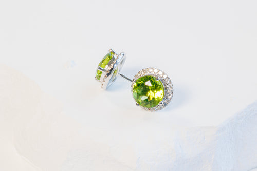 Peridot Studs