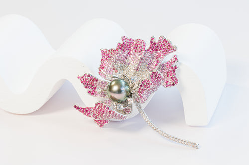 Tahitian Pearl Brooch