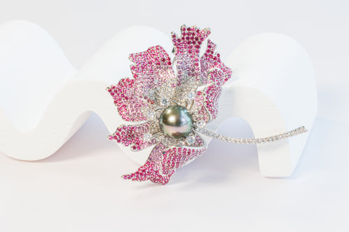 Tahitian Pearl Brooch