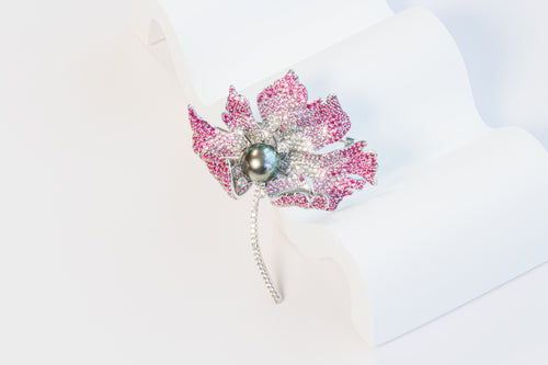 Tahitian Pearl Brooch