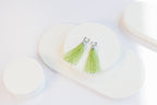 Peridot Tassel earrings
