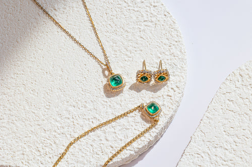 Sugarloaf Emerald Bracelet