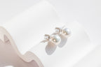 Lustrous Pearl Stud Earrings