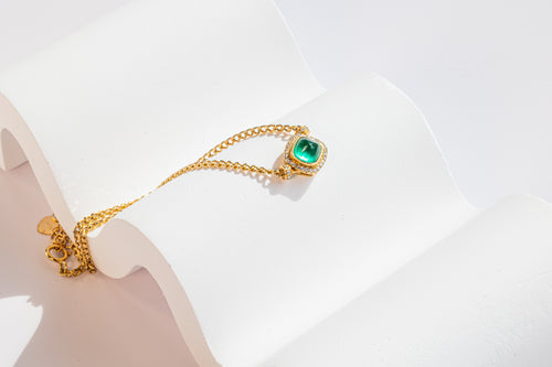 Sugarloaf Emerald Bracelet