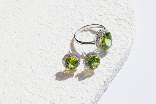 Peridot Studs