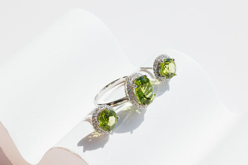 Peridot Studs