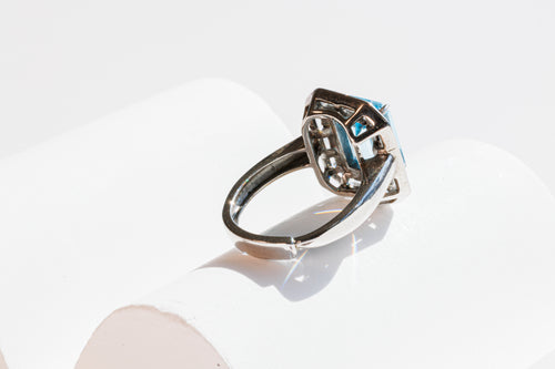 Tidal Light Aquamarine Ring
