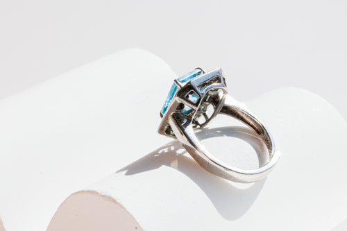 Tidal Light Aquamarine Ring