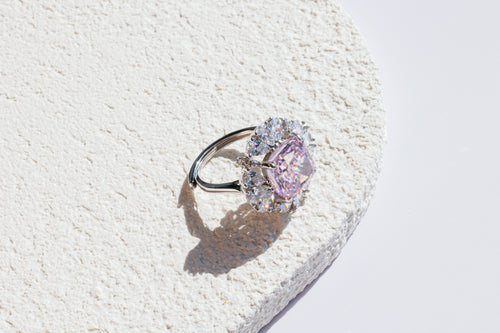 Pink Stardust Ring