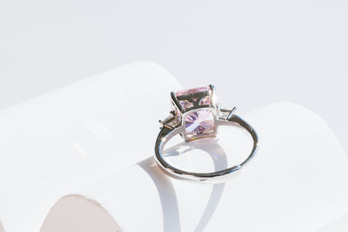 Blush Solitaire Ring