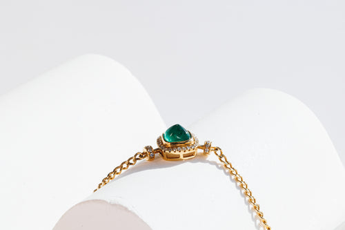 Sugarloaf Emerald Bracelet