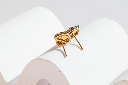 Emerald Gold Earrings