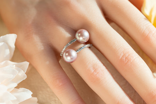 Lavender Bypass Ring