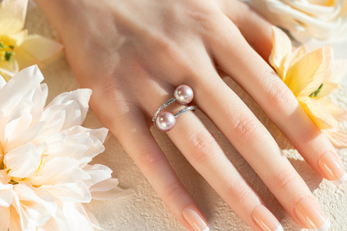 Lavender Bypass Ring