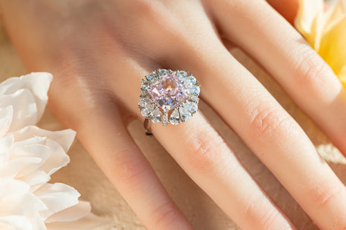 Pink Stardust Ring