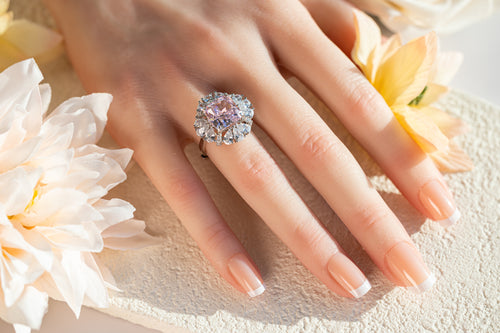 Pink Stardust Ring