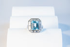 Tidal Light Aquamarine Ring