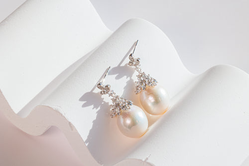 Lustrous Baroque Pearl Earrings