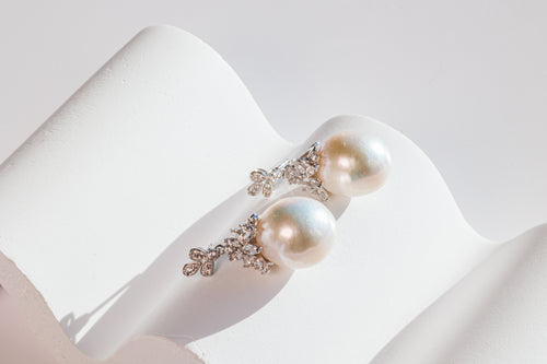 Lustrous Baroque Pearl Earrings