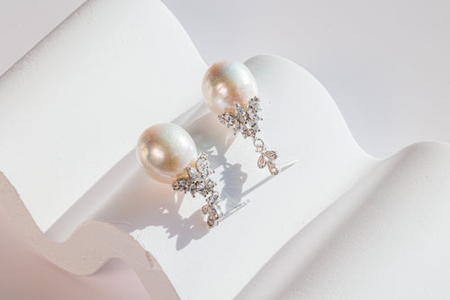 Lustrous Baroque Pearl Earrings