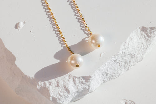 Golden Drop Earrings