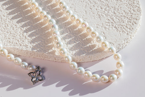 Butterfly Pearl Necklace - Multi-wear