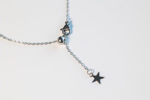 Moon and Star Necklace