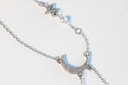 Moon and Star Necklace