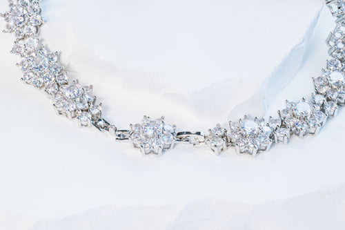 Convertible Zircon Statement Necklace