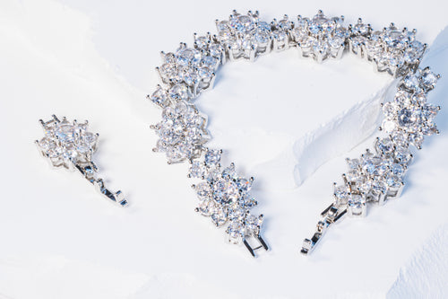 Convertible Zircon Statement Bracelet