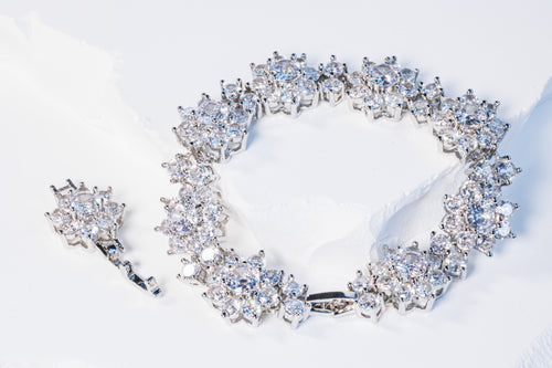 Convertible Zircon Statement Bracelet