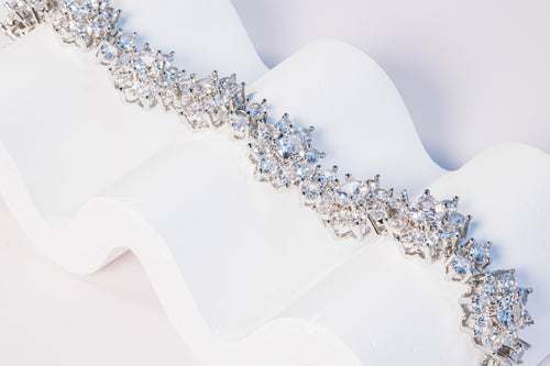 Convertible Zircon Statement Bracelet