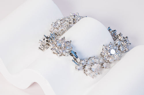 Convertible Zircon Statement Bracelet