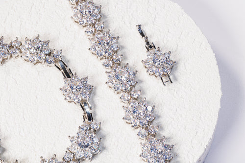 Convertible Zircon Statement Bracelet