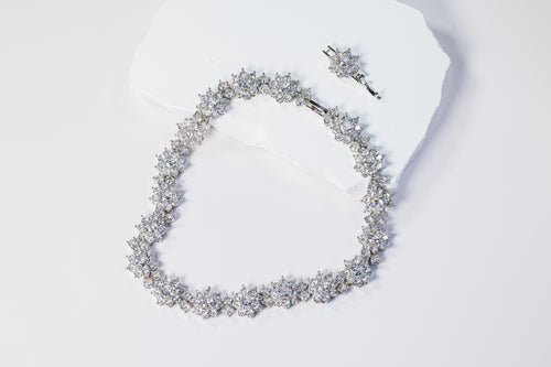 Convertible Zircon Statement Necklace