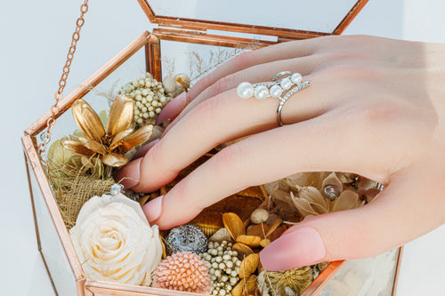 Pearl Crescendo Ring