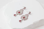 front view of earrings