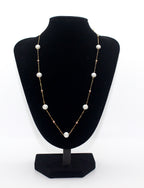18k Gold Freshwater Pearl Necklace