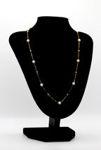 18k Gold Small Freshwater Pearl Necklace