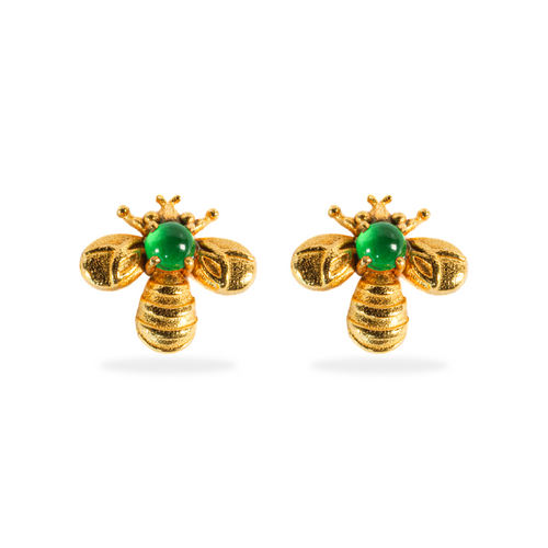 Bee your love Jadeite earrings