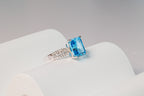 Blue Zirconia Ring