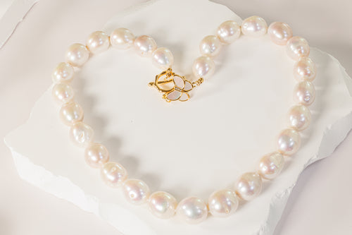 Butterfly Baroque Pearl Necklace