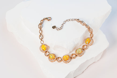 Love Glow Opal Bracelet