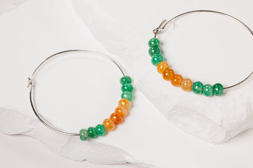 Jadeite Harmony Custom Hoops