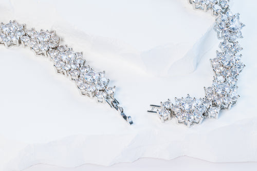 Convertible Zircon Statement Necklace