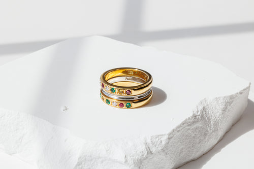 Luxe Multi-Gem Ring