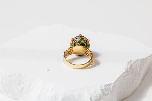 back view of ring laying flat