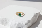 front centered view of ring